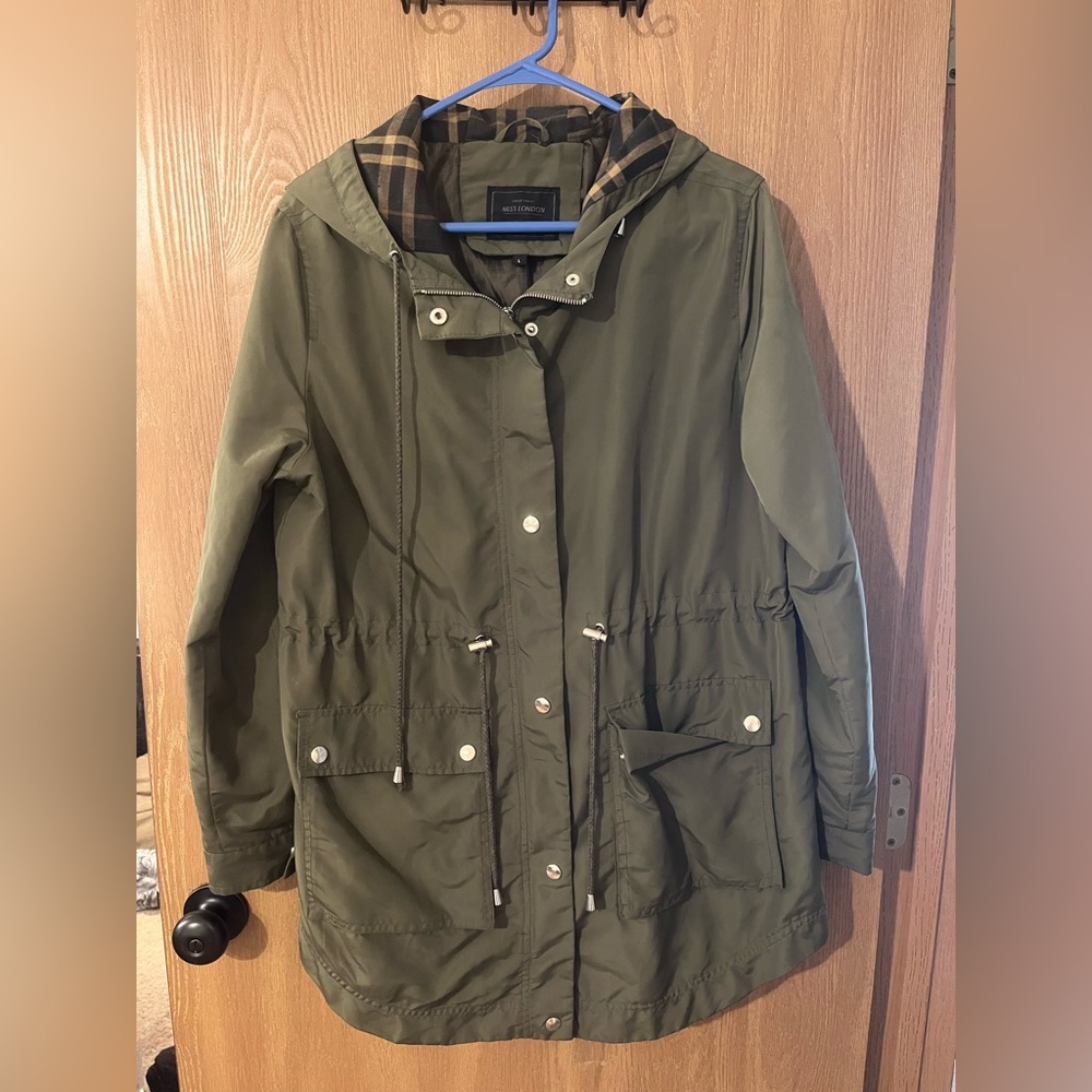 Miss London fall jacket. Size Large.